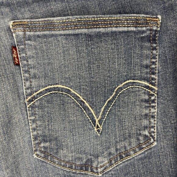LEVIS Curvy 529 Bootcut Womens 31"W x 30"L Denim 5 pocket Med Wash - Picture 5 of 8